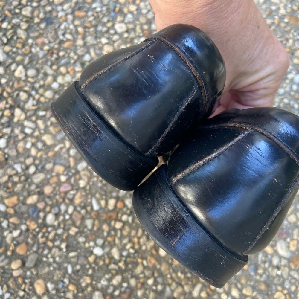 COPY - Vintage Bass Weejuns LAYTON black kiltie tassel loafers 7.5 D - Picture 5 of 7